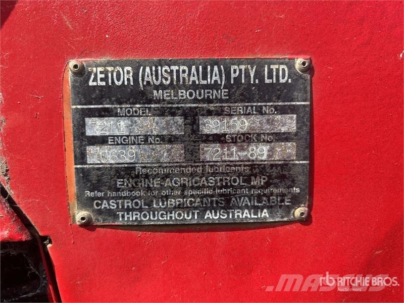 Zetor 7211 2WD Tractor Trattori