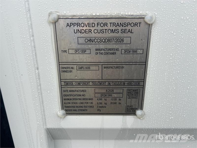 12 ft Storage Container Kontejnerji za skladiščenje