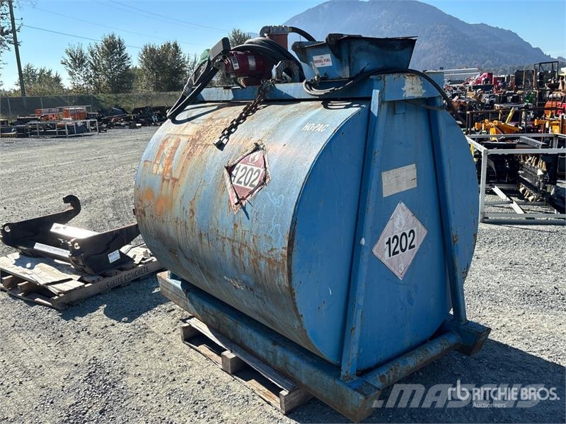 1800 L Skid Mounted Steel Diesel Gasoline Fuel Tan Fuel and additive tanks
