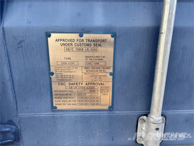 20 ft High Cube Storage Container Lagercontainere