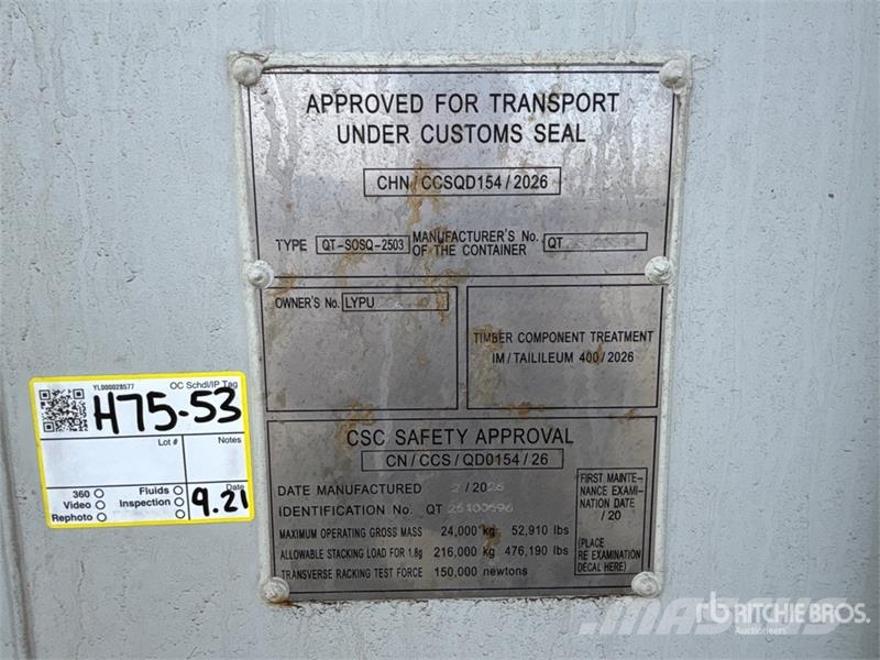 40 ft High Cube Multi-Door Storage Container Contenedores de almacenamiento