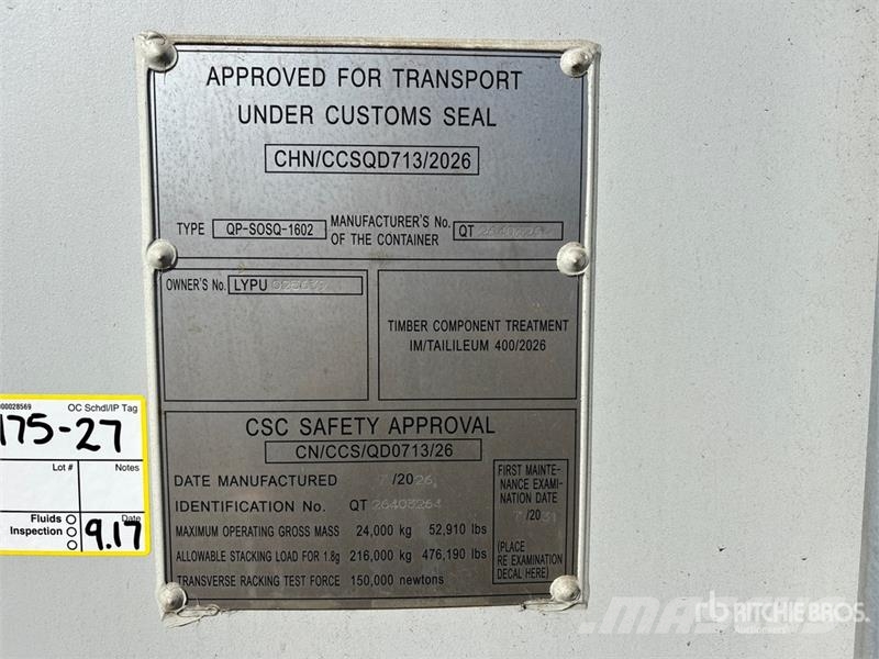 40 ft High Cube Multi-Door Storage Container Soojakud