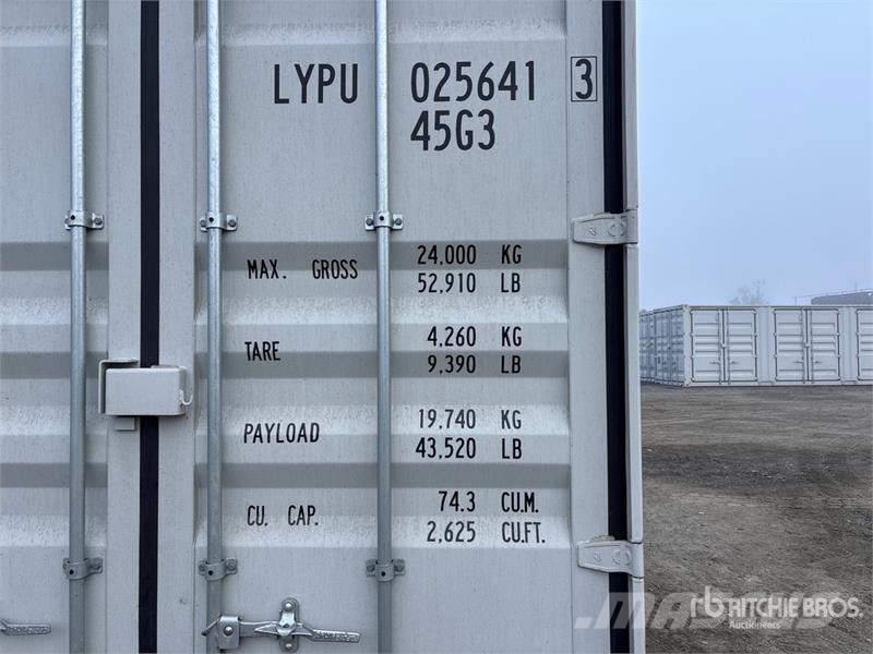 40 ft High Cube Multi-Door Storage Container 贮藏箱