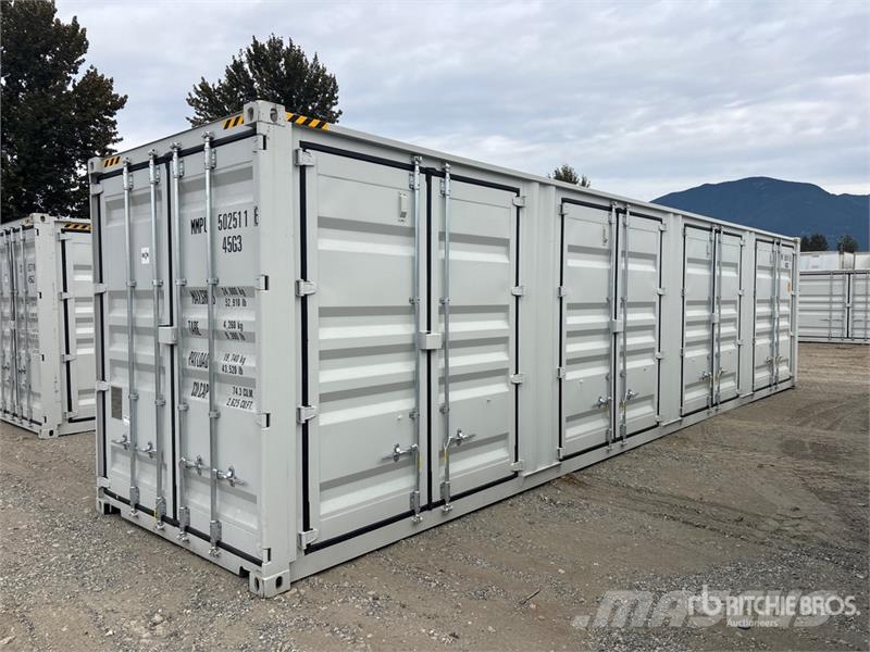 40 ft High Cube Multi-Door Storage Container Kontejnerji za skladiščenje