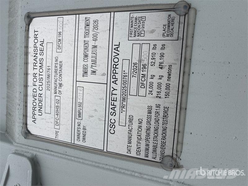 40 ft High Cube Storage Container Soojakud
