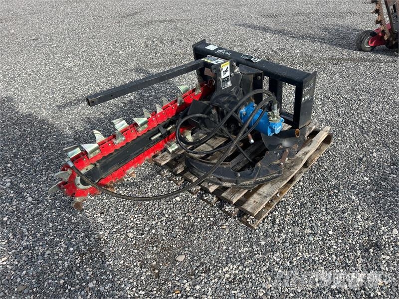 48 in Skid Steer Trencher Pinnaselõikurid
