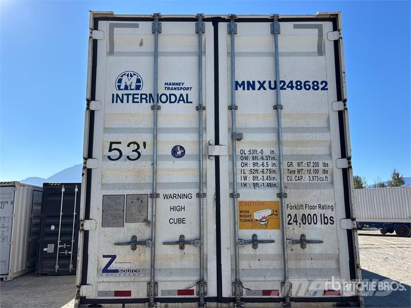 53 ft High Cube Storage Container Conteneurs de stockage