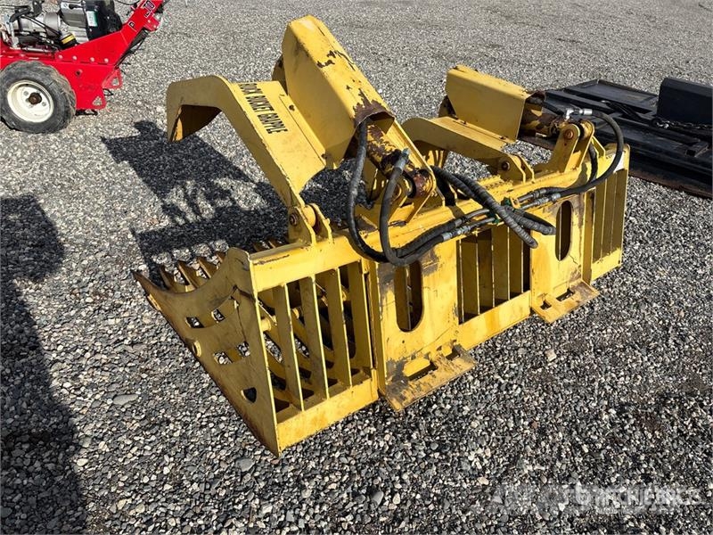  72 in Rock Skid Steer Grapple Bucket خطاطيف