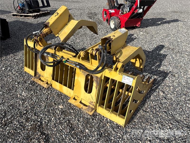 72 in Rock Skid Steer Grapple Bucket خطاطيف