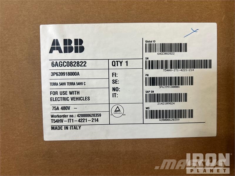 ABB Terra 54HV Fast Charger Battery Energy Storage Sys Other