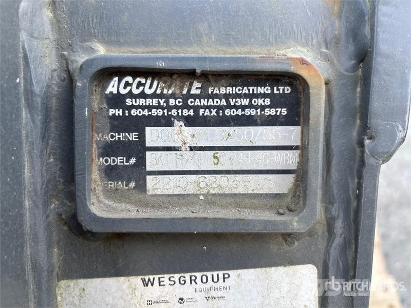 Accurate Fabricating 23 in Digging Excavator Bucket (Unused) Kanalak