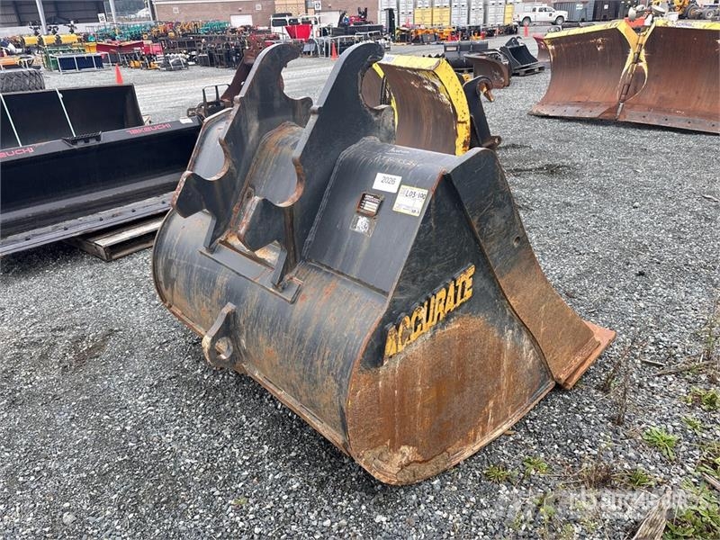 Accurate Fabricating 55 in Q/C Cleanup Excavator Bucket - Fits Komatsu Buckets