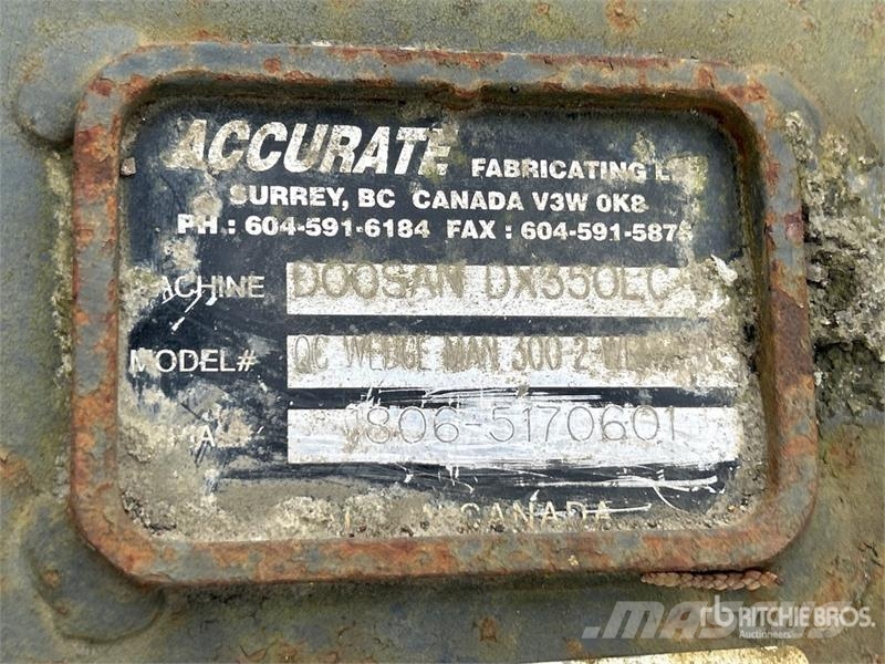 Accurate Fabricating Excavator Coupler Brze spojke