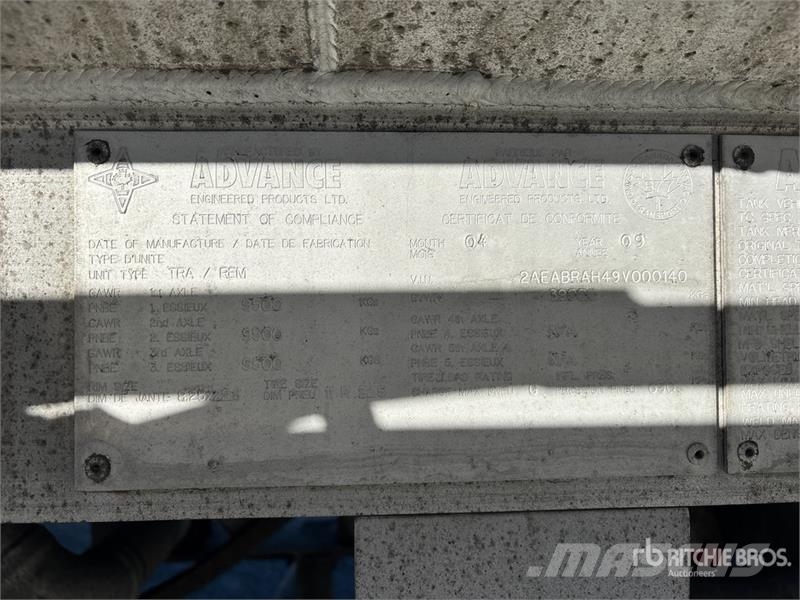 Advance 32500 L Tri/A Super B-Train Lead Tanker Trailer Tank prikolice