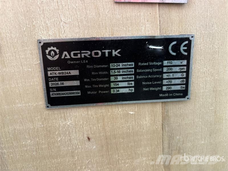 AGT ATK-WB24A Wheel Balancer (Unused) Other components