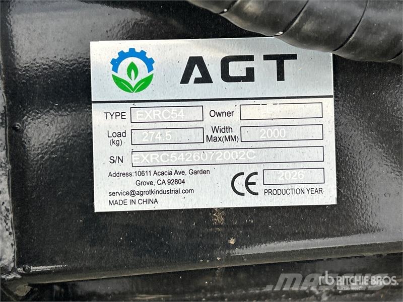 AGT EXRC54 Excavator Brush Cutter - Fits Cat 308 / 3 - Other components