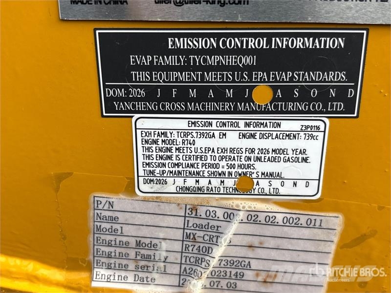 AGT MX-CRT23 Mini Compact Track Loader (Unused) Smykem řízené nakladače