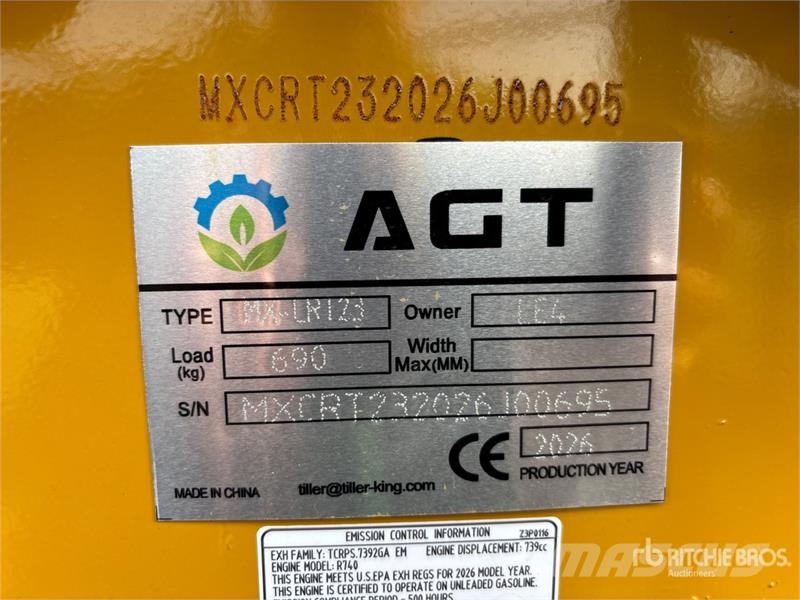 AGT MX-CRT23 Mini Compact Track Loader (Unused) Minicargadoras