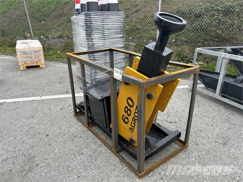 AGT PD680-PZ Skid Steer Post Driver (Unused) Fencing equipment