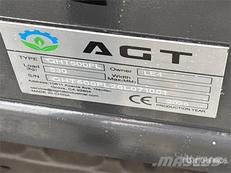 AGT QHT500FL Stand-On Self-Loading Mini Dumper (Unused Minidumper