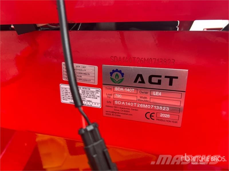 AGT SDA140T Mini Compact Track Loader (Unused) 滑移轉向裝載機