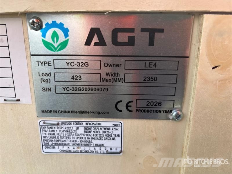 AGT YC32-G Portable Sawmill (Unused) Saeveskid