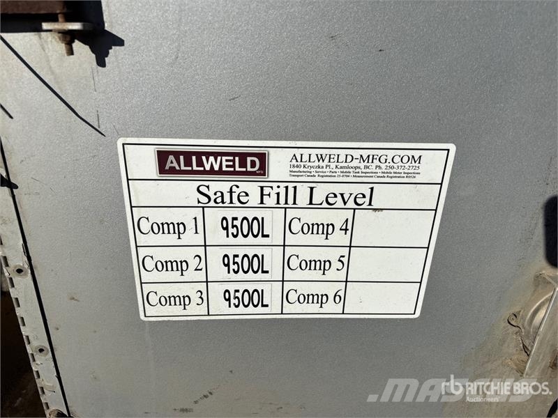Allweld Super B-Train Tri/A Fuel Trailer Прицепы-цистерны
