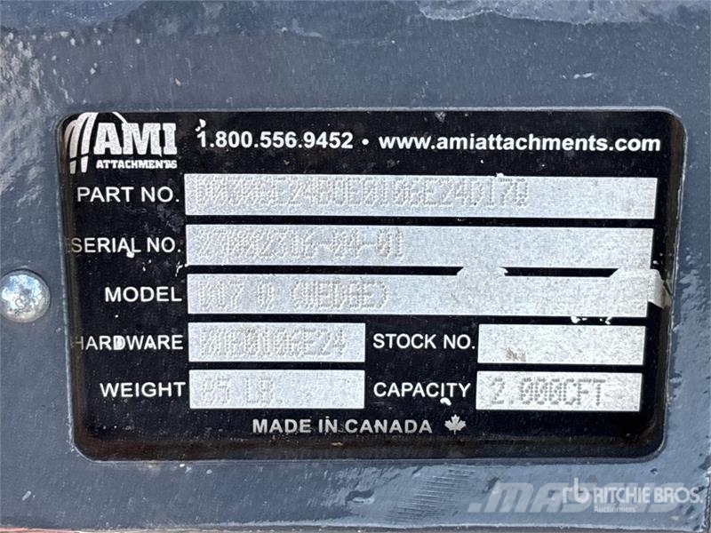 AMI 24CB15 23 in Q/C Cleanup Excavator Bucket دلاء