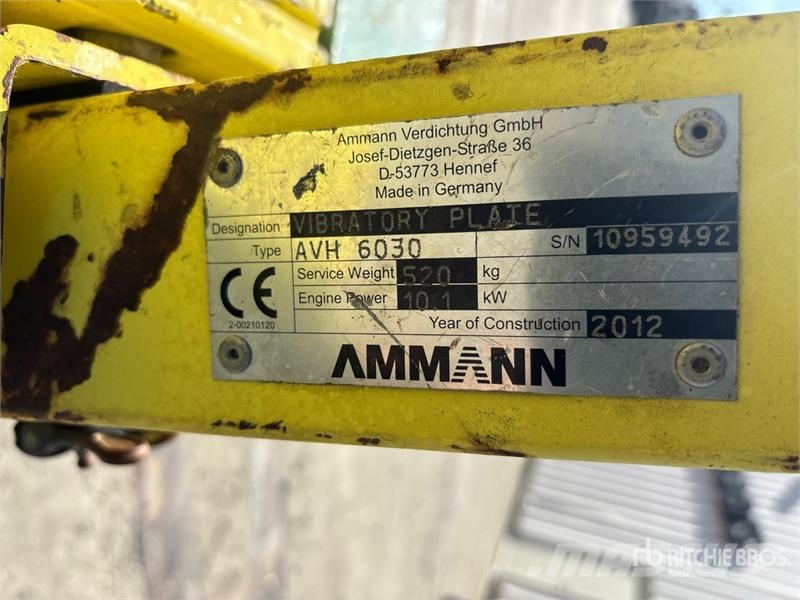 Ammann AVH6030 Vibratory Plate Compactor Виброплиты и вибротрамбовки