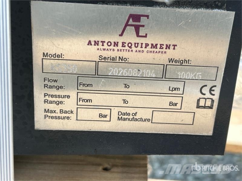  Anton Equipment KS350 Hydraulic Breaker (Unused) Kladiva