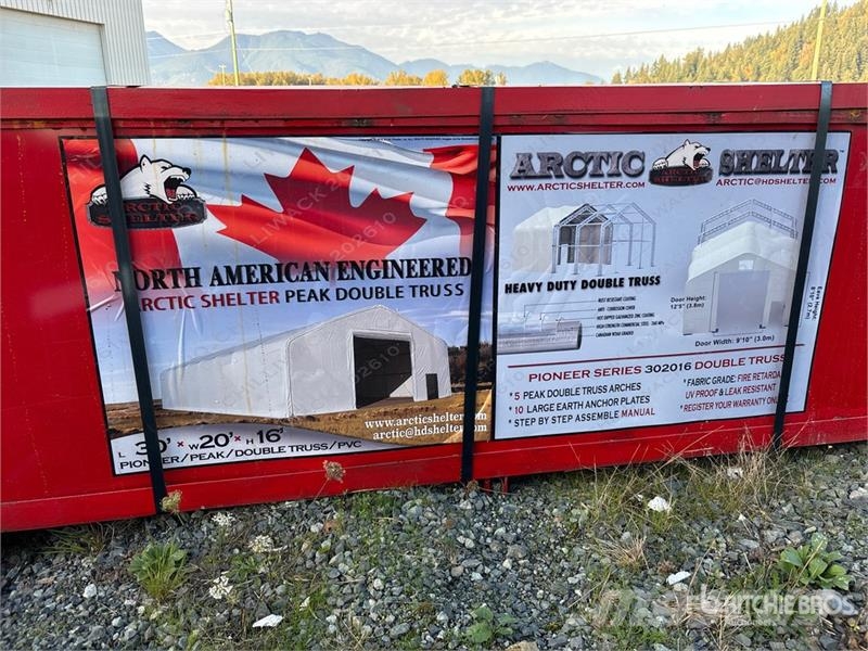 Arctic Shelter 20 ft x 30 ft Peak Double Truss Storage Building ( Stahlrahmenaufbauten