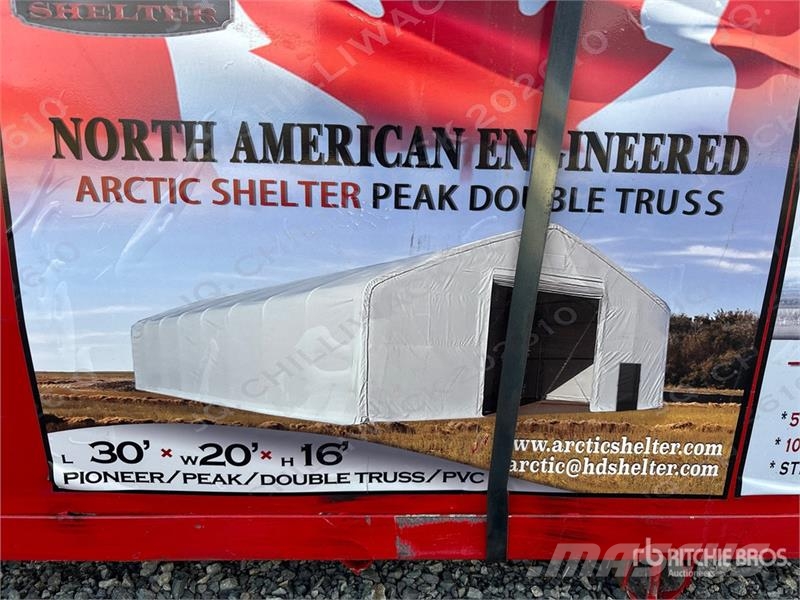 Arctic Shelter 20 ft x 30 ft Peak Double Truss Storage Building ( Stahlrahmenaufbauten
