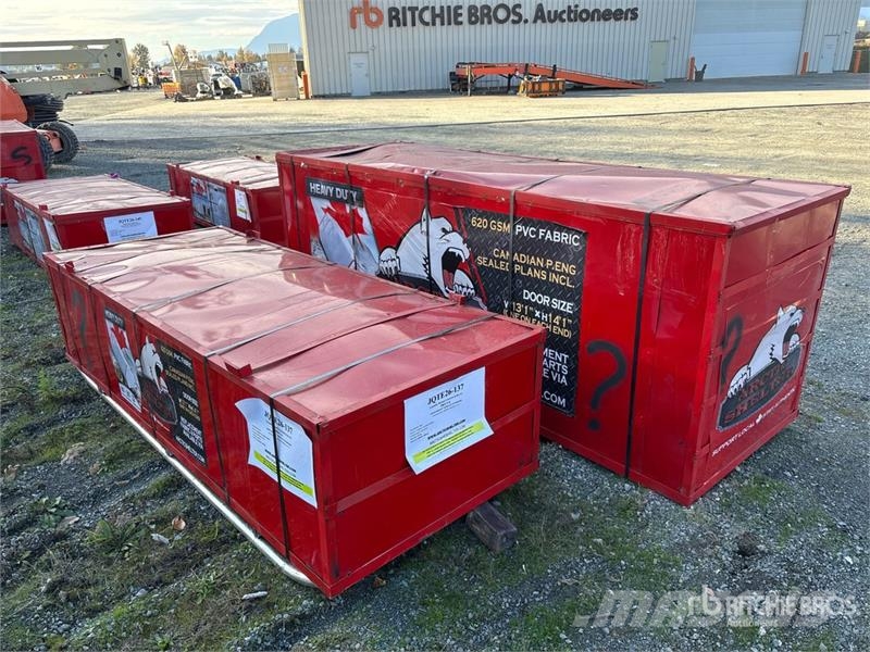 Arctic Shelter 30 ft x 60 ft Peak Double Truss Storage Building ( Stahlrahmenaufbauten