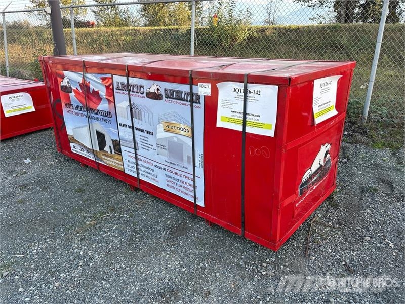 Arctic Shelter 30 ft x 40 ft Peak Double Truss Storage Building ( Stahlrahmenaufbauten