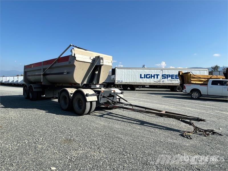 Arnes 450 25 ft Quad/A Pup End Dump Trailer Самоскиди