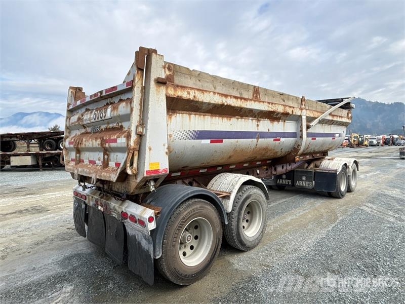 Arnes FD-306 25 ft 6 in Quad/A Turntable End Dump Traile Anhænger med tip