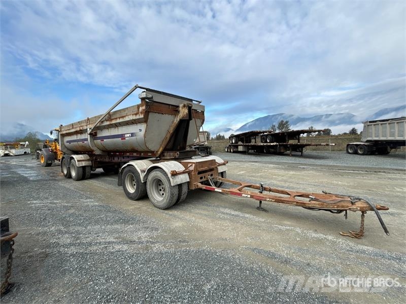 Arnes FD-306 25 ft 6 in Quad/A Turntable End Dump Traile Anhænger med tip