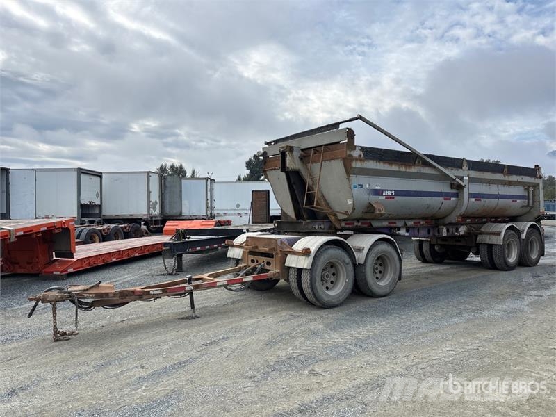 Arnes FD-306 25 ft 6 in Quad/A Turntable End Dump Traile Anhænger med tip