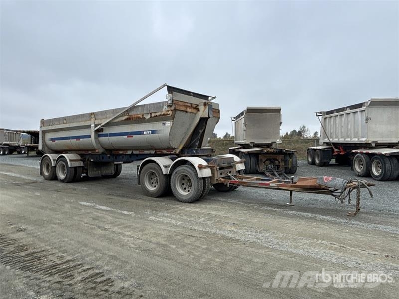 Arnes FD-306 28 ft 6 in Quad/A Turntable End Dump Traile Kipper