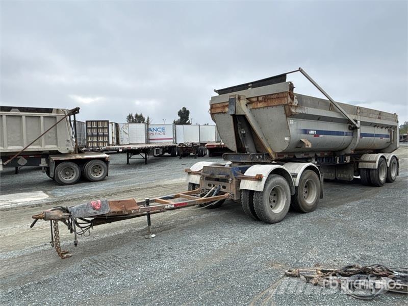 Arnes FD-306 28 ft 6 in Quad/A Turntable End Dump Traile Kipper