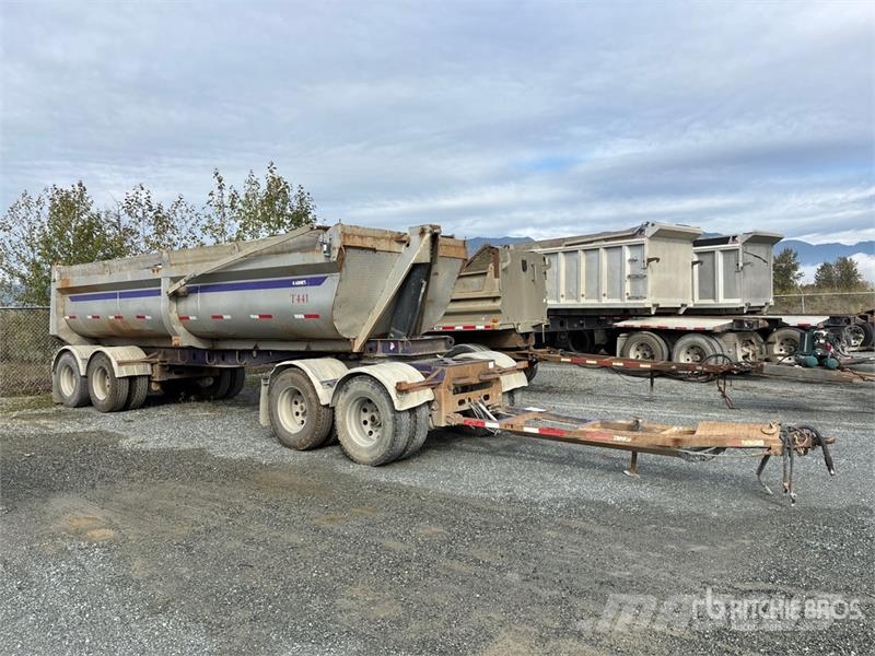 Arnes FD-306 28 ft 6 in Quad/A Turntable End Dump Traile Anhænger med tip