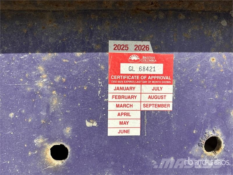 Arnes FD-306 28 ft 6 in Quad/A Turntable End Dump Traile Anhænger med tip