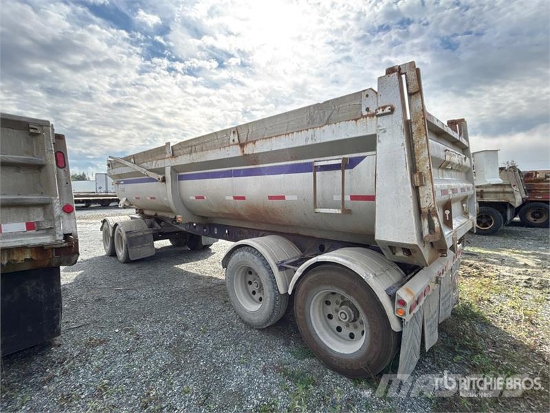 Arnes FD-306 28 ft 6 in Quad/A Turntable End Dump Traile Anhænger med tip