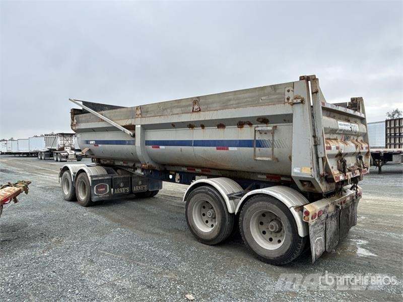 Arnes FD-306 28 ft 6 in Quad/A Turntable End Dump Traile Kipper