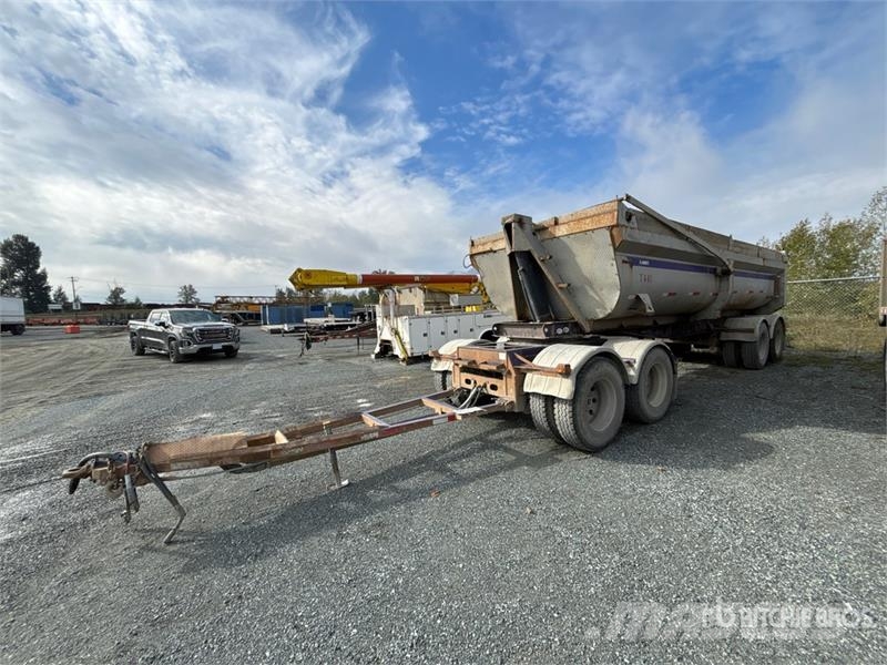 Arnes FD-306 28 ft 6 in Quad/A Turntable End Dump Traile Anhænger med tip