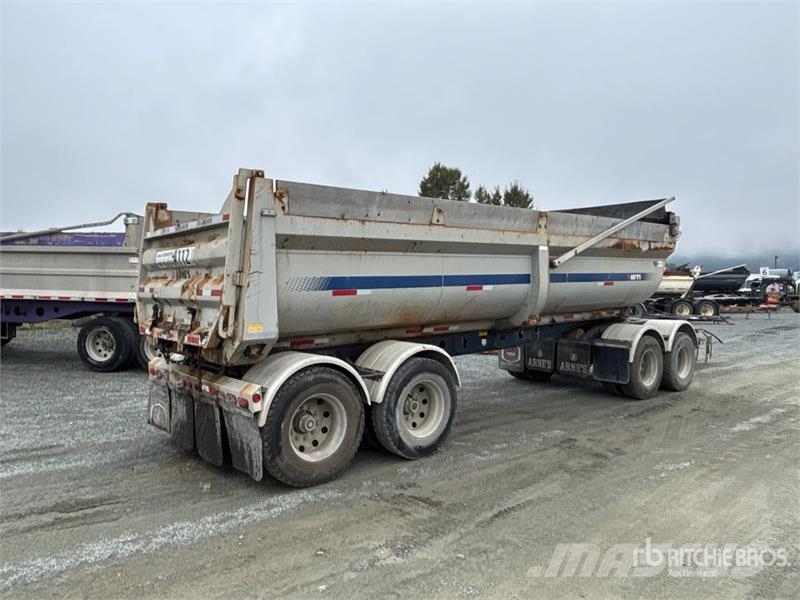 Arnes FD-306 28 ft 6 in Quad/A Turntable End Dump Traile Kipper