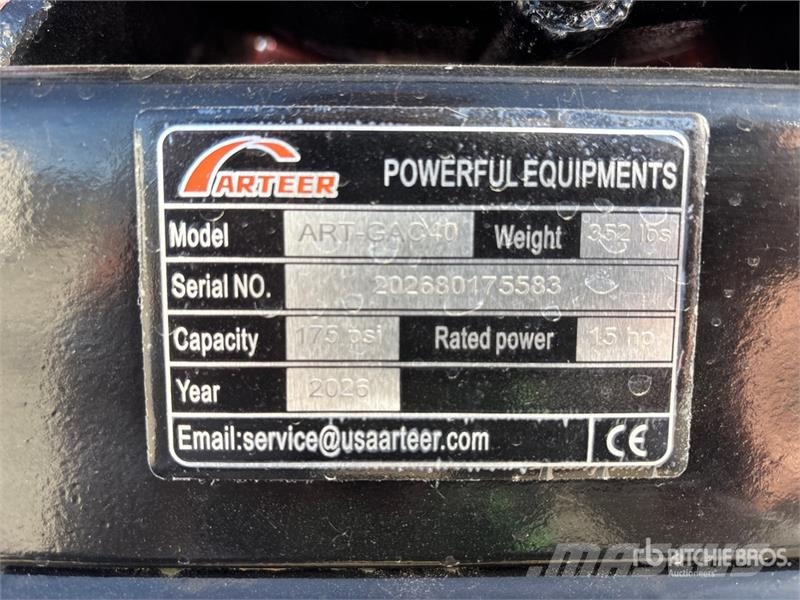 Arteer ART-GAC40 14.5 cfm Skid-Mounted 40 gal Air Compres 空氣壓縮機