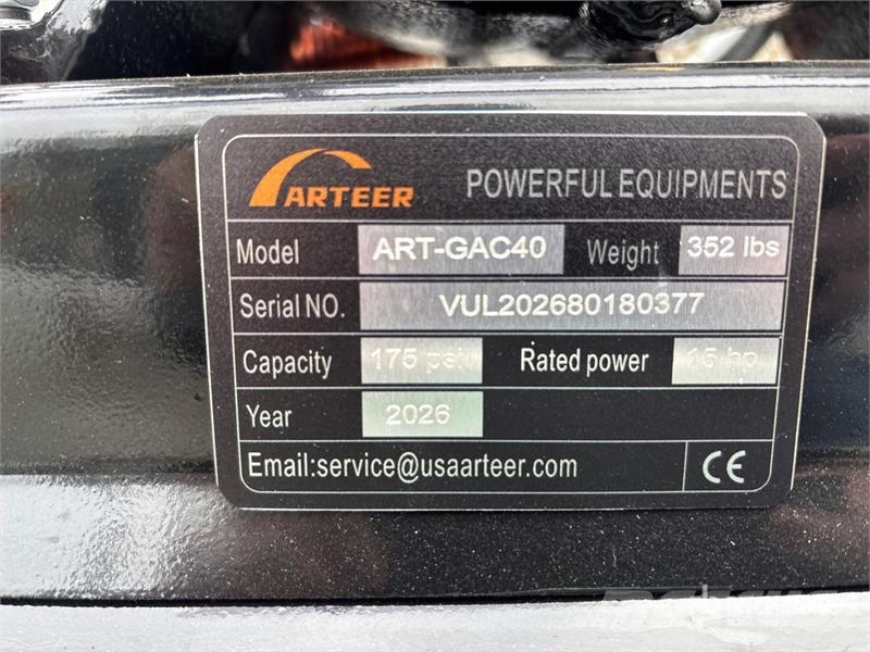 Arteer ART-GAC40 20.6 cfm Skid-Mounted 40 gal Air Compres Kompresori