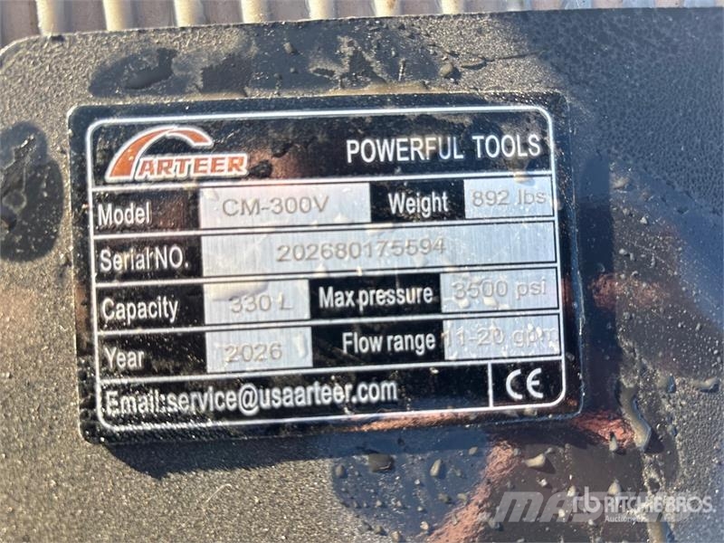Arteer CM-300V 53 in Skid Steer Concrete Mixer (Unused) Αναμίκτες σκυροδέματος/κονιάματος
