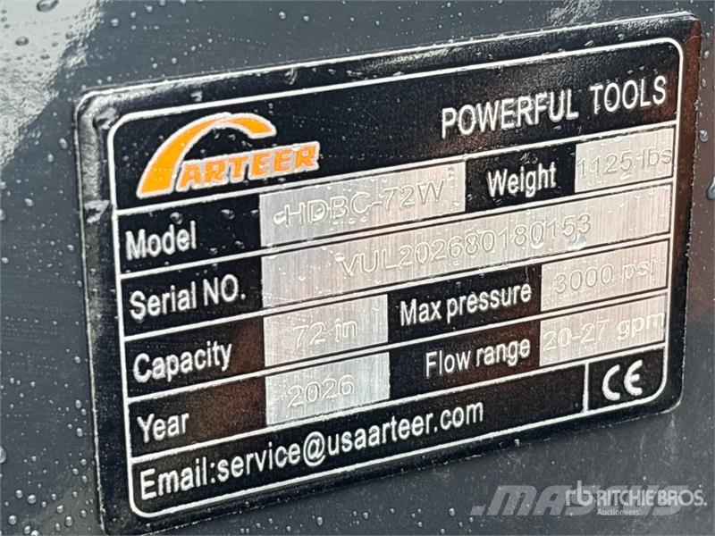 Arteer HDBC-72W 72 in 72 In 4-Blade Skid Steer Brush Cutt Навесные и прицепные косилки